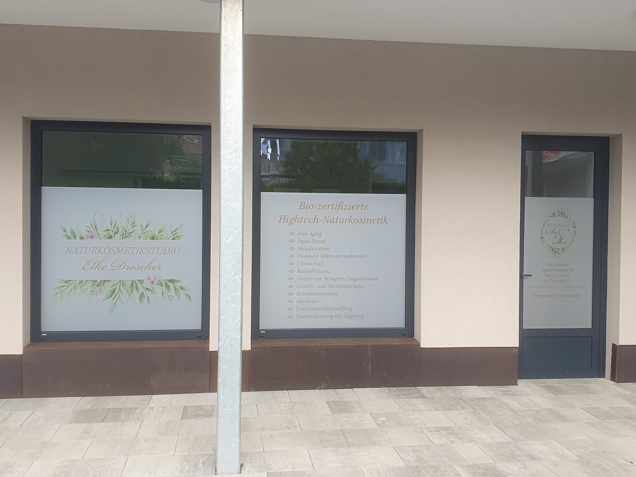 Behandlungsraum im Naturkosmetikstudio